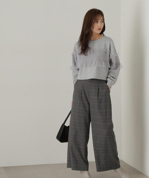 PROPORTION BODY DRESSING（プロポーションボディドレッシング）の「チュールギャザースエット / 1214260905（スウェット・レディース・ブラック/グレー系その他・FREE）」の18枚目の写真