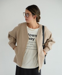 BAYFLOW | ウールライクジップブルゾン(ブルゾン)