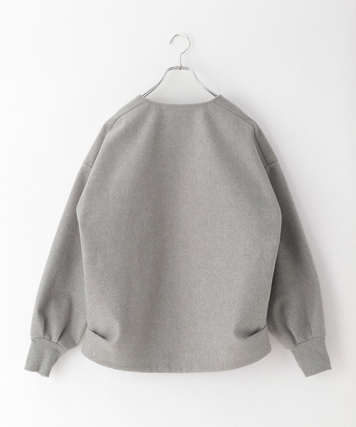 BAYFLOW（ベイフロー）の「ウールライクジップブルゾン（ブルゾン・レディース・ブラック/杢グレー/モカ/ブルー・SMALL/MEDIUM）」の19枚目の写真