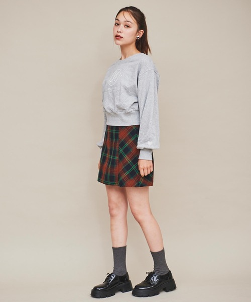 31 Sons de mode(トランテアン ソン ドゥ モード)の「【MAISON KAYSER】刺繍ロゴスウェット(Tシャツ/カットソー・レディース・ネイビー/ホワイト/ライトグレー・フリー)」の17枚目の写真