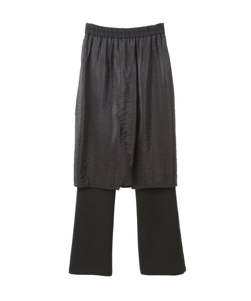 Editt by YECCA VECCA（エディットバイイェッカヴェッカ）の「レイヤードシアースカートパンツ（その他パンツ・レディース・ブラック・FREE）」の8枚目の写真