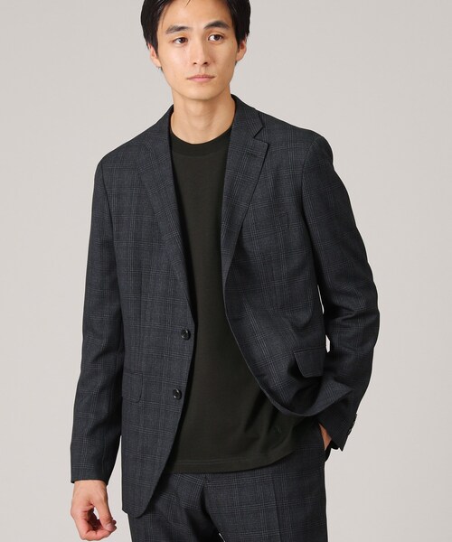 TAKEO KIKUCHI(タケオキクチ)の「【抗菌防臭/ジャケット対応】テーラード 長袖Tシャツ(Tシャツ/カットソー・メンズ・オリーブ/チャコールグレー/ライトグレー/ホワイト/ダークブラウン/ブラック・02/01/05/04/03)」の14枚目の写真