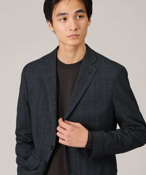 TAKEO KIKUCHI(タケオキクチ)の「【抗菌防臭/ジャケット対応】テーラード 長袖Tシャツ(Tシャツ/カットソー・メンズ・オリーブ/チャコールグレー/ライトグレー/ホワイト/ダークブラウン/ブラック・02/01/05/04/03)」の15枚目の写真