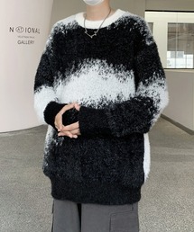 EFFECTION（エフェクション）の「【FVLMEN】gradation shaggy knit pullover/グラデーション シャギー ニット プルオーバー（ニット/セーター）」