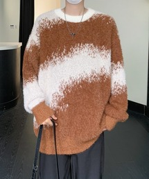 EFFECTION（エフェクション）の「【FVLMEN】gradation shaggy knit pullover/グラデーション シャギー ニット プルオーバー（ニット/セーター）」