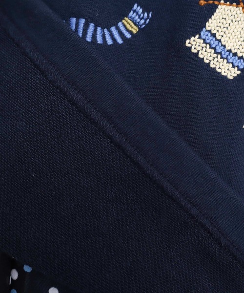 【セール】冬のせいかつ 裏毛刺繍プルオーバー（スウェット）｜l'atelier du savon（アトリエドサボン）