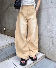 INGNI | 【WEB限定】デニムカーブパンツ(デニムパンツ)