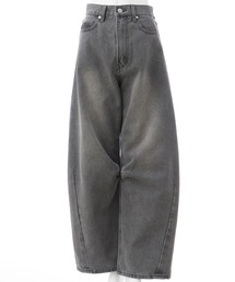 【WEB限定】デニムカーブパンツ