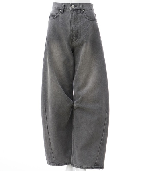 INGNI（イング）の「【WEB限定】デニムカーブパンツ（デニムパンツ・レディース・グレー/ブルー系その他4/ブルー系その他/ブルー系その他6/ブルー系その他3/ライトグレー/ベージュ/ブラウン・S/M）」の2枚目の写真