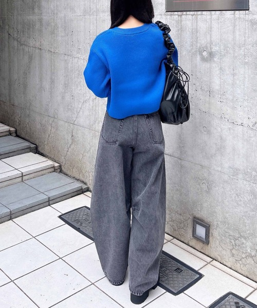 INGNI（イング）の「【WEB限定】デニムカーブパンツ（デニムパンツ・レディース・グレー/ブルー系その他4/ブルー系その他/ブルー系その他6/ブルー系その他3/ライトグレー/ベージュ/ブラウン・S/M）」の20枚目の写真