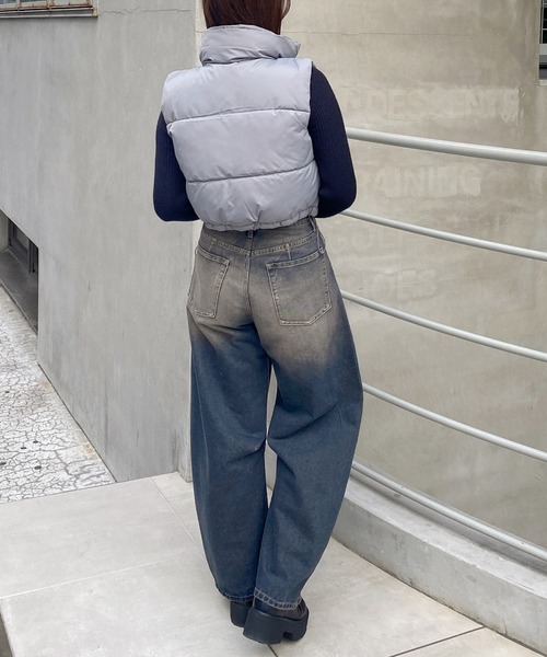 INGNI（イング）の「【WEB限定】デニムカーブパンツ（デニムパンツ・レディース・グレー/ブルー系その他4/ブルー系その他/ブルー系その他6/ブルー系その他3/ライトグレー/ベージュ/ブラウン・S/M）」の15枚目の写真