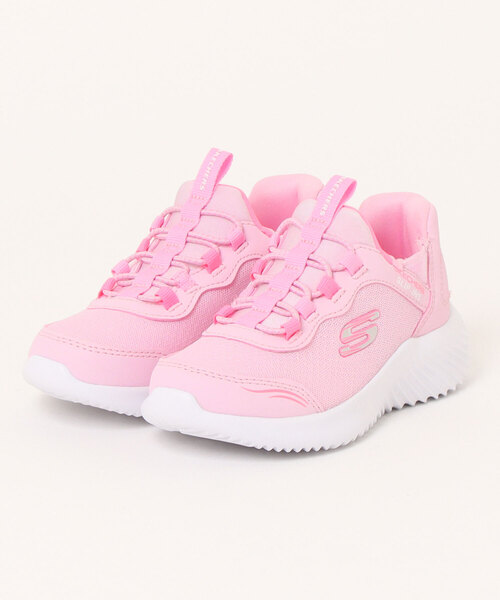 SKECHERS(スケッチャーズ)の「《SKECHERS》BOUNDER - SIMPLE CUTE(スリッポン・キッズ・ターコイズブルー/ブラック/ラベンダー/ライトピンク・22.5cm/23.5cm/23.0cm/24.0cm/21.5cm/22.0cm/18.0cm/19.0cm/20.0cm/21.0cm/17.0cm/16.5cm/17.5cm/18.5cm/19.5cm/20.5cm)」の1枚目の写真