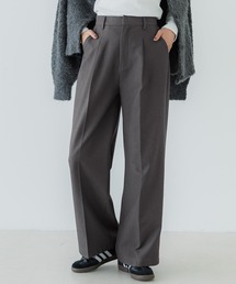 ウーリッシュツイル タックワイドパンツ
