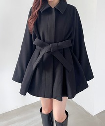 Heather | マルチWAYケープミドルコート　139054(ステンカラーコート)