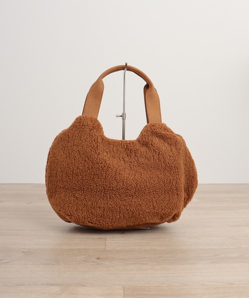 ROOTOTE(ルートート)の「ROOTOTE ボアミニトート(トートバッグ・レディース・スモーキーグリーン系/ブラウン/グレー/オフホワイト・FREE)」の10枚目の写真