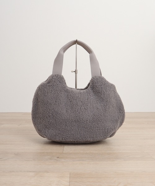 ROOTOTE(ルートート)の「ROOTOTE ボアミニトート(トートバッグ・レディース・スモーキーグリーン系/ブラウン/グレー/オフホワイト・FREE)」の14枚目の写真