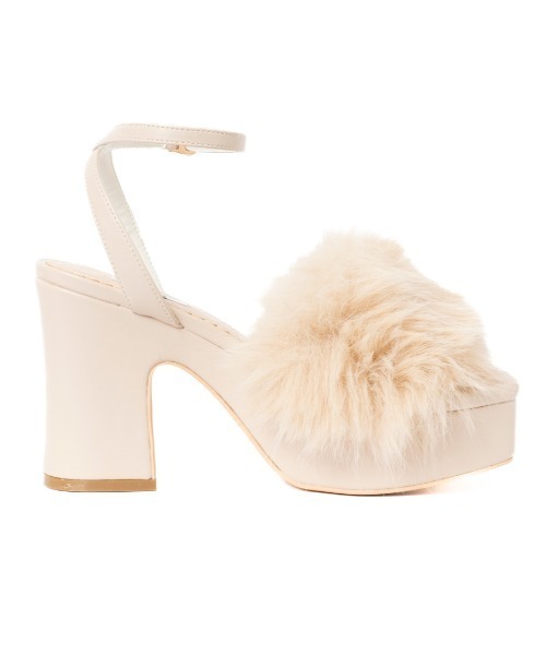 REZOY(リゾイ)の「【REZOY】フェイクファー厚底ストラップサンダル(サンダル・レディース・ブラック/アイボリー・S/M/L)」の11枚目の写真