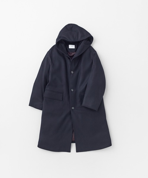 miffew　WOOL HOODED DOWN COAT サイズ1 ブラック セール】「miffew/ミフュー」WOOL HOODED DOWN COAT（ダウン