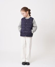 TAION（タイオン）の「【TAION(タイオン)】〈キッズ〉ベーシック クルーネック インナーダウンベスト（ダウンベスト）」