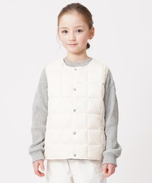 TAION（タイオン）の「【TAION(タイオン)】〈キッズ〉ベーシック クルーネック インナーダウンベスト（ダウンベスト）」