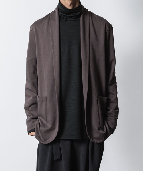 ATTACHMENT ウール ストールカラージャケット ATTACHMENT - アタッチメント | 公式通販サイト session セッション –  tags "BLOUSON" 【ATTACHMENT】 【ATTACHMENT】ストールジャケット（黒）