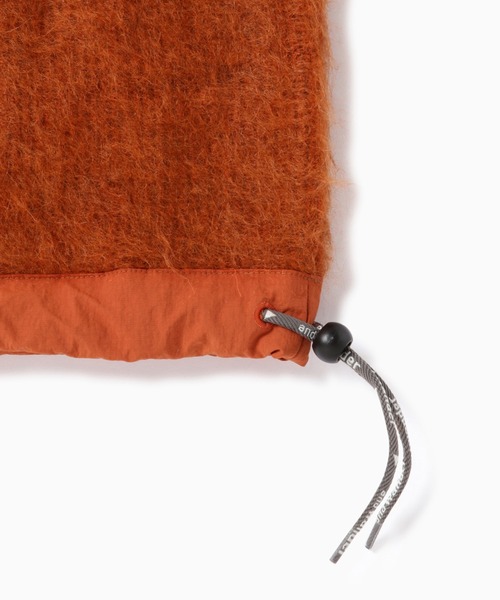 and wander（アンドワンダー）の「and wander/アンドワンダー Mohair Wool Sweater セーター（ニット/セーター・メンズ・ブラウン/ブラック・L/XL/XXL/S/M）」の13枚目の写真