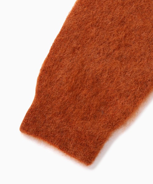 and wander（アンドワンダー）の「and wander/アンドワンダー Mohair Wool Sweater セーター（ニット/セーター・メンズ・ブラウン/ブラック・L/XL/XXL/S/M）」の10枚目の写真