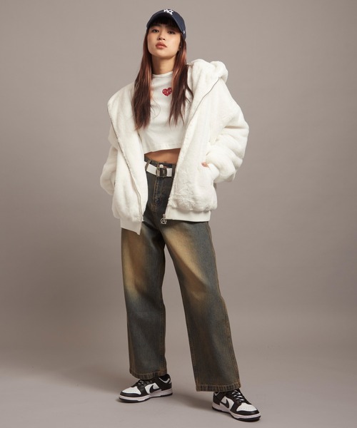 【セール】GA COLORFULL-LOGO FUR BLOUSON（その他アウター）｜GALLIS ADDICTION（ガリスアディクション）