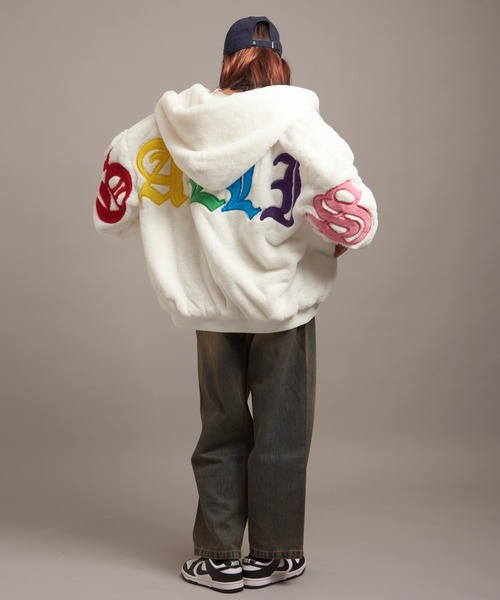 【セール】GA COLORFULL-LOGO FUR BLOUSON（その他アウター）｜GALLIS ADDICTION（ガリスアディクション）