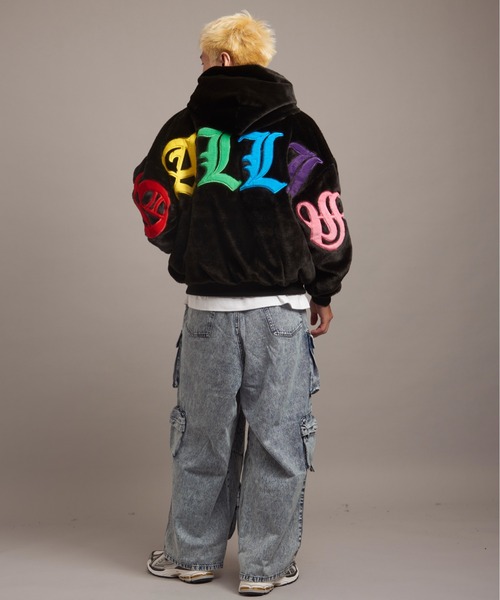 【セール】GA COLORFULL-LOGO FUR BLOUSON（その他アウター）｜GALLIS ADDICTION（ガリスアディクション）