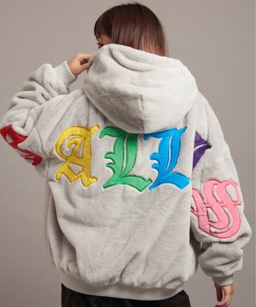 【セール】GA COLORFULL-LOGO FUR BLOUSON（その他アウター）｜GALLIS ADDICTION（ガリスアディクション）
