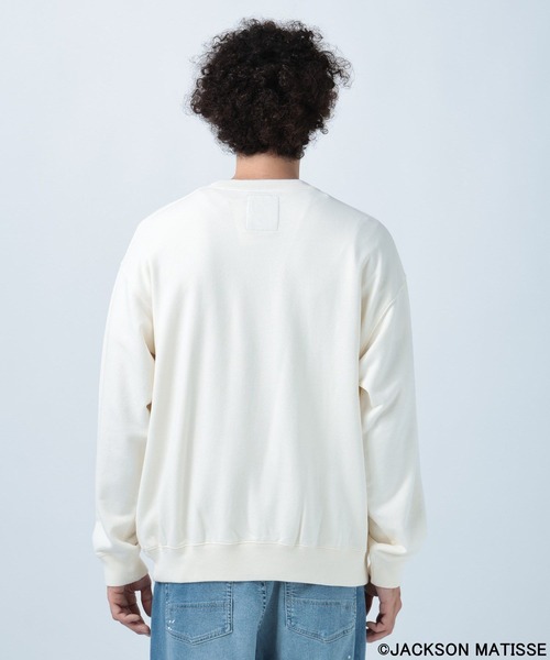 JACKSON MATISSE(ジャクソンマティス)の「JACKSON MATISSE(ジャクソンマティス)×BAYFLOW】フォトプルオーバー(スウェット・メンズ・ホワイト/グレー/チャコール・MEDIUM/LARGE)」の22枚目の写真