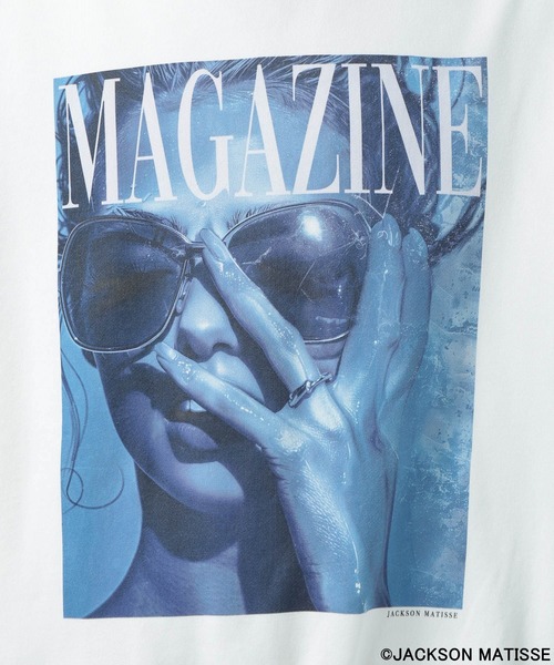 JACKSON MATISSE(ジャクソンマティス)の「JACKSON MATISSE(ジャクソンマティス)×BAYFLOW】フォトプルオーバー(スウェット・メンズ・ホワイト/グレー/チャコール・MEDIUM/LARGE)」の7枚目の写真