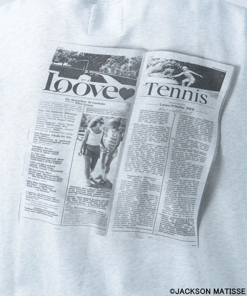 JACKSON MATISSE(ジャクソンマティス)の「JACKSON MATISSE(ジャクソンマティス)×BAYFLOW】フォトプルオーバー(スウェット・メンズ・ホワイト/グレー/チャコール・MEDIUM/LARGE)」の9枚目の写真