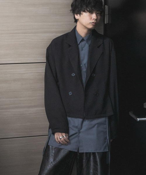 Y's - Y's for men WORK SHOP ダブルブレストショートジャケット