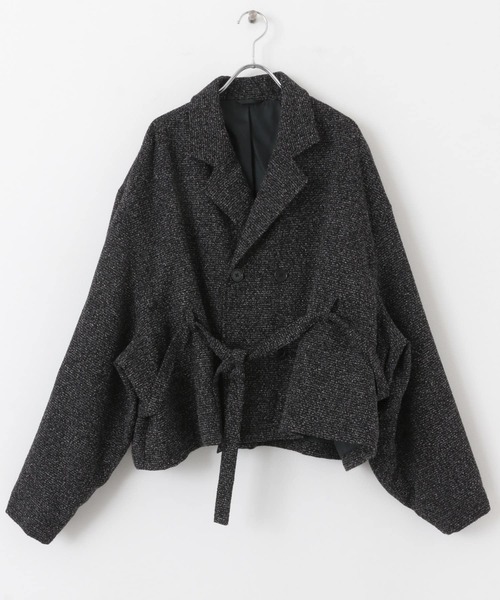 セール】『わたべ×SOP』『セットアップ対応』ツイードダブルブレスト