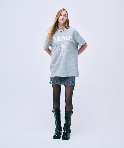 UNISEX TSHIRT FLOWERMARDI（Tシャツ/カットソー）｜Mardi