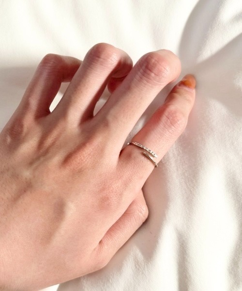 ciite'(シーテ)の「delicate bijou ring(リング・レディース・ゴールド/シルバー・FREE)」の1枚目の写真
