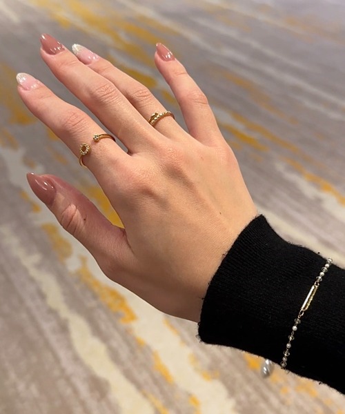 ciite'(シーテ)の「delicate bijou ring(リング・レディース・ゴールド/シルバー・FREE)」の7枚目の写真