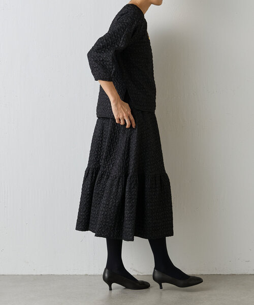 LIVETART（リヴェタート）の「《LIVETART》 ポコポコスカート（スカート・レディース・ブラック/グリーン・FREE）」の6枚目の写真