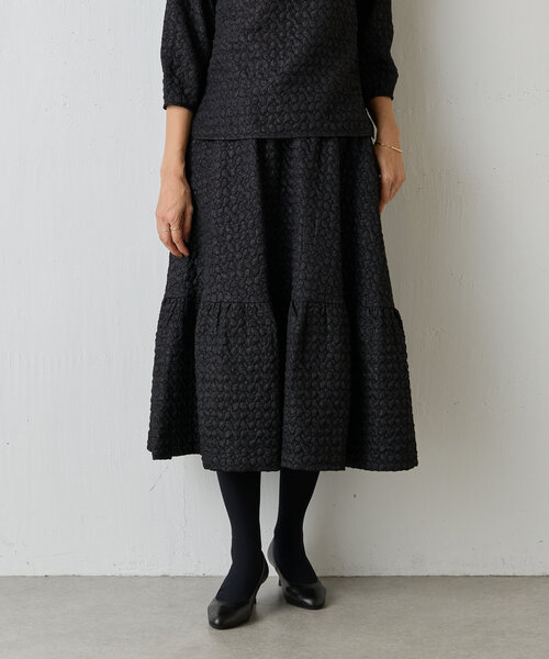 LIVETART（リヴェタート）の「《LIVETART》 ポコポコスカート（スカート・レディース・ブラック/グリーン・FREE）」の9枚目の写真