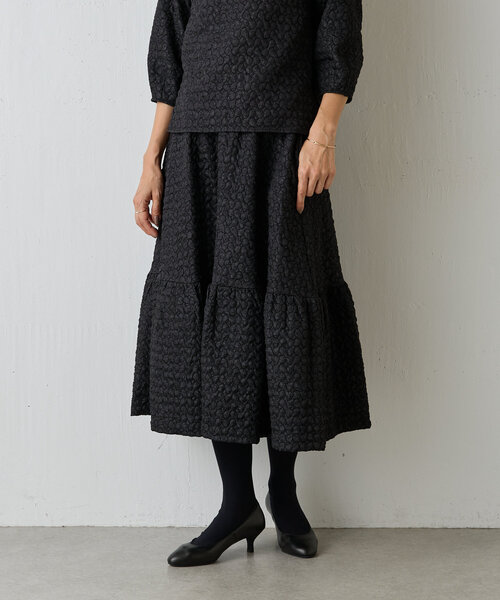 LIVETART（リヴェタート）の「《LIVETART》 ポコポコスカート（スカート・レディース・ブラック/グリーン・FREE）」の10枚目の写真