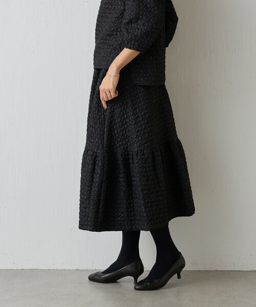 LIVETART（リヴェタート）の「《LIVETART》 ポコポコスカート（スカート・レディース・ブラック/グリーン・FREE）」の11枚目の写真