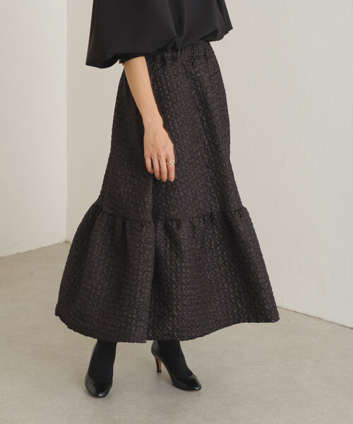 LIVETART（リヴェタート）の「《LIVETART》 ポコポコスカート（スカート・レディース・ブラック/グリーン・FREE）」の18枚目の写真