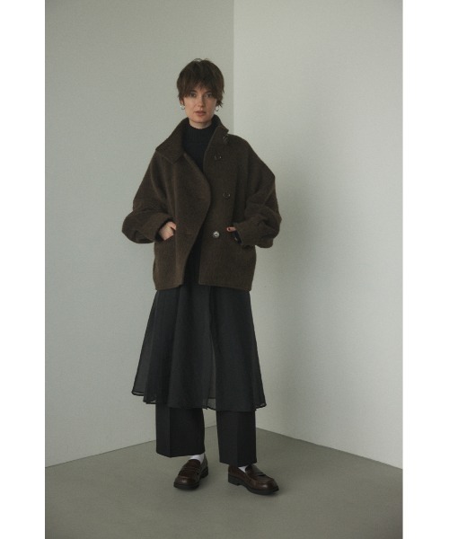 ジャケット・アウター BLACK BY MOUSSY volume sleeve coat 楽天市場】volume sleeve coat／ブラック バイ マウジー（BLACK BY