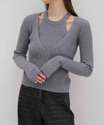 【専用】新品タグ付きReurie オリジナルアンサンブルレイヤードトップス original ensemble layered top TOPS Reurie'（レウリィ）