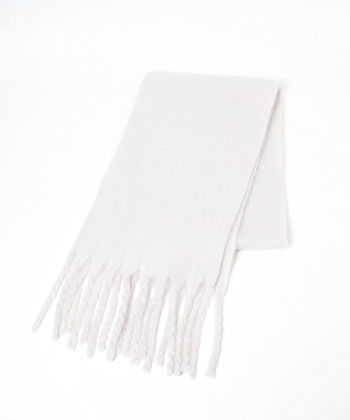 PAGEBOY(ページボーイ)の「ボリュームフリンジストール(マフラー・レディース・ブラウン/グレー・FREE)」の14枚目の写真