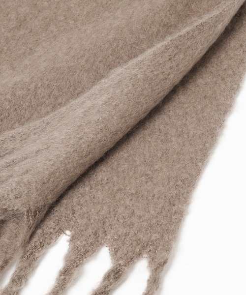 PAGEBOY(ページボーイ)の「ボリュームフリンジストール(マフラー・レディース・ブラウン/グレー・FREE)」の10枚目の写真