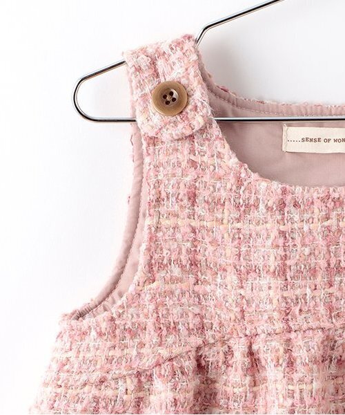 sense of wonder（センスオブワンダー）の「ロービングジャンパースカート（ジャンパースカート・キッズ・ピンク/キナリ・80ｃｍ/90cm/100cm/110cm/120cm/130cm）」の14枚目の写真