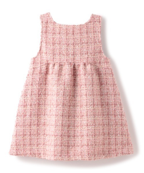 sense of wonder（センスオブワンダー）の「ロービングジャンパースカート（ジャンパースカート・キッズ・ピンク/キナリ・80ｃｍ/90cm/100cm/110cm/120cm/130cm）」の4枚目の写真